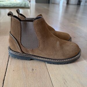 Zara Brown Kids Suede Leather Boots size 32